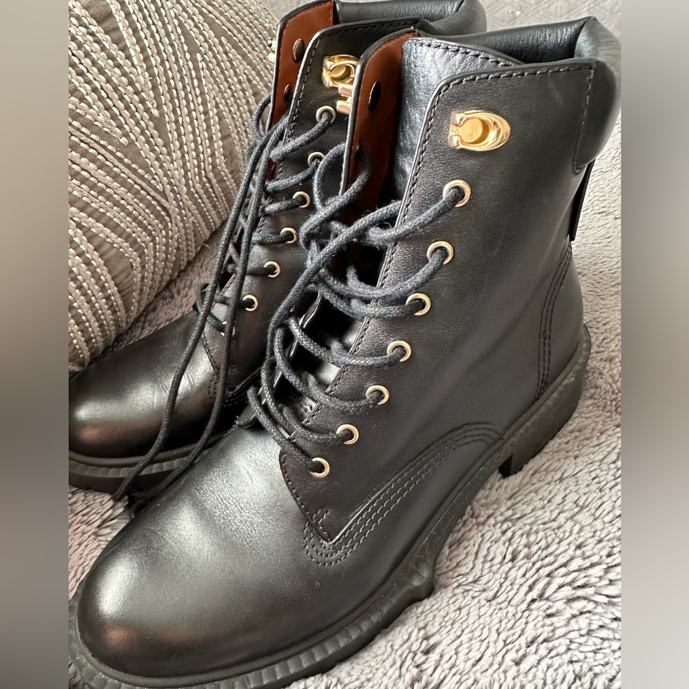 Coach Lorimer Leather Bootie - Size 8